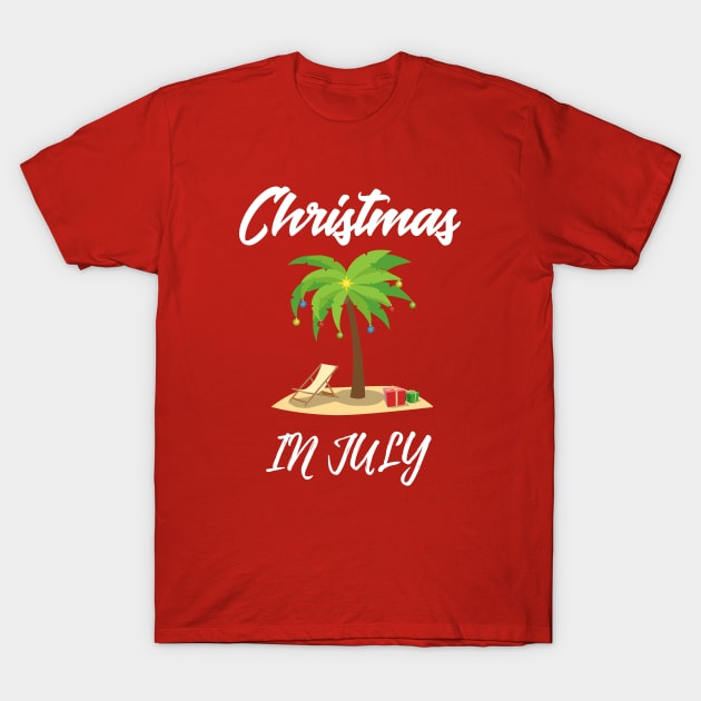 Mid Year Check Christmas In July T-Shirts T-Shirt by junghc1